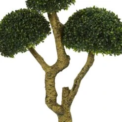 5 Ft. UV Resistant Indoor/Outdoor 5-Head Boxwood Artificial Tree -AFLORAL ONLINE STORE nearly natural artificial trees 5524 4f 1000