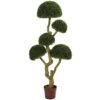 5 Ft. UV Resistant Indoor/Outdoor 5-Head Boxwood Artificial Tree -AFLORAL ONLINE STORE nearly natural artificial trees 5524 64 1000