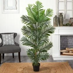 Indoor 5 Ft. Paradise Palm Artificial Tree -AFLORAL ONLINE STORE nearly natural artificial trees 5533 31 1000