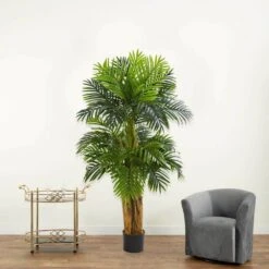 Indoor 5 Ft. Triple Areca Palm Artificial Tree 7 Indoor 5 Ft. Triple Areca Palm Artificial Tree -AFLORAL ONLINE STORE nearly natural artificial trees 5536 31 1000