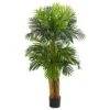 Indoor 5 Ft. Triple Areca Palm Artificial Tree 2 Indoor 5 Ft. Triple Areca Palm Artificial Tree -AFLORAL ONLINE STORE nearly natural artificial trees 5536 64 1000