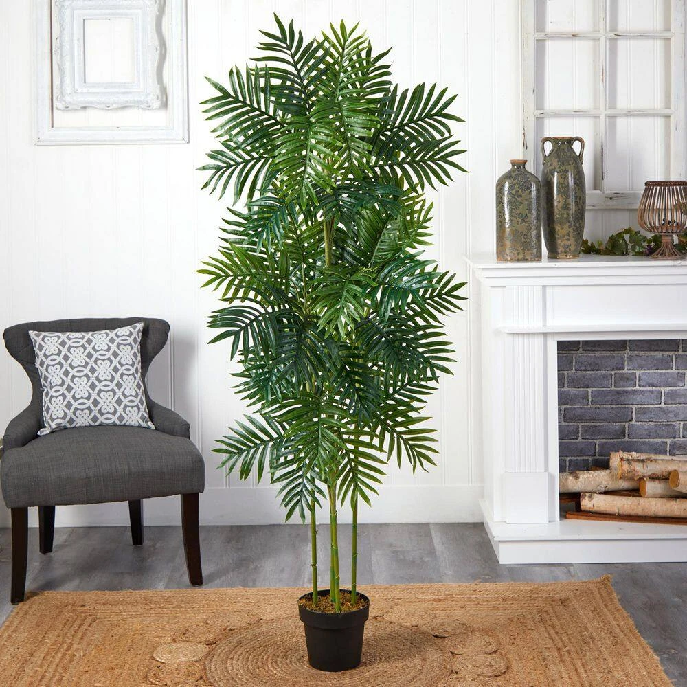 Indoor 6 Ft. Phoenix Palm Artificial Tree 5 Indoor 6 Ft. Phoenix Palm Artificial Tree - Image 3