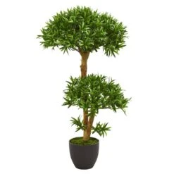 Indoor 3 Ft. Bonsai Styled Podocarpus Artificial Tree