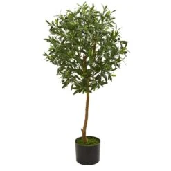 Indoor 3.5 In. Olive Artificial Tree