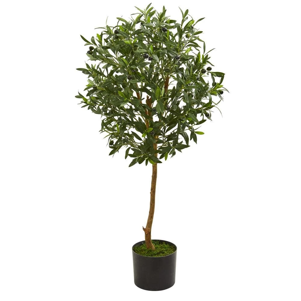Indoor 3.5 In. Olive Artificial Tree 3 Indoor 3.5 In. Olive Artificial Tree