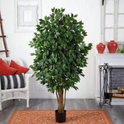 Indoor 5.5 In. Ficus Artificial Tree -AFLORAL ONLINE STORE nearly natural artificial trees 5569 31 1000