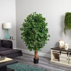 Indoor 5.5 In. Ficus Artificial Tree -AFLORAL ONLINE STORE nearly natural artificial trees 5569 fa 1000
