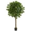 Indoor 6.5 Ft. Ficus Artificial Tree