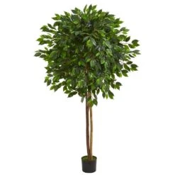 Indoor 6.5 Ft. Ficus Artificial Tree