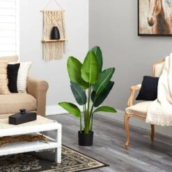 Indoor 4 Ft. Travelers Palm Artificial Tree -AFLORAL ONLINE STORE nearly natural artificial trees 5582 31 1000