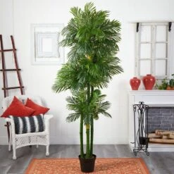 Indoor 7.5 Ft. Phoenix Artificial Palm Tree -AFLORAL ONLINE STORE nearly natural artificial trees 5585 31 1000