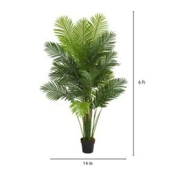 Indoor 6 Ft. Hawaii Palm Artificial Tree -AFLORAL ONLINE STORE nearly natural artificial trees 5592 c3 1000