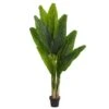 Indoor 6 Ft. Triple Stalk Banana Artificial Tree 2 Indoor 6 Ft. Triple Stalk Banana Artificial Tree -AFLORAL ONLINE STORE nearly natural artificial trees 5600 64 1000