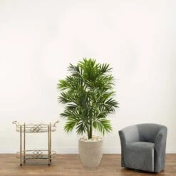 Indoor 4 Ft. Areca Artificial Palm Tree In Sand Colored Planter 13 Indoor 4 Ft. Areca Artificial Palm Tree In Sand Colored Planter -AFLORAL ONLINE STORE nearly natural artificial trees 5636 31 1000