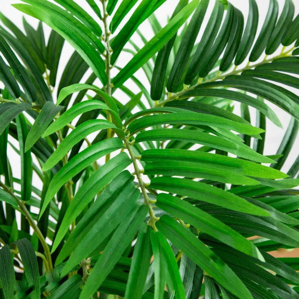 Indoor 4 Ft. Areca Artificial Palm Tree In Sand Colored Planter 4 Indoor 4 Ft. Areca Artificial Palm Tree In Sand Colored Planter - Image 2