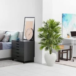 Indoor 4 Ft. Areca Artificial Palm Tree In White Planter 13 Indoor 4 Ft. Areca Artificial Palm Tree In White Planter -AFLORAL ONLINE STORE nearly natural artificial trees 5637 31 1000