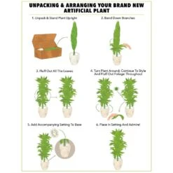 Indoor 5.5 Ft. Paradise Artificial Palm Tree In Sand Colored Planter -AFLORAL ONLINE STORE nearly natural artificial trees 5641 76 1000