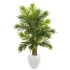 Indoor 5 Ft. Areca Palm Artificial Tree In White Planter Real Touch 2 Indoor 5 Ft. Areca Palm Artificial Tree In White Planter Real Touch -AFLORAL ONLINE STORE nearly natural artificial trees 5649 64 1000