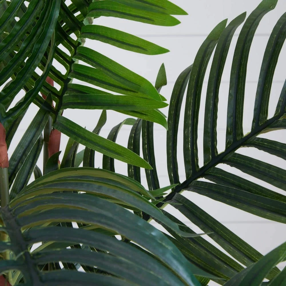 Indoor 5.5 Ft. Paradise Palm Artificial Tree In Square Planter 5 Indoor 5.5 Ft. Paradise Palm Artificial Tree In Square Planter - Image 3