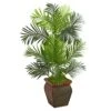Indoor 3 Ft. Paradise Palm Artificial Tree In Decorative Planter