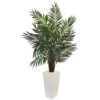 5.5 In. Areca Artificial Palm Tree In White Tower Planter 1 5.5 In. Areca Artificial Palm Tree In White Tower Planter -AFLORAL ONLINE STORE nearly natural artificial trees 5871 64 1000