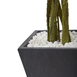 Indoor/Outdoor Ficus Artificial Tree With Slate Planter, UV Resistant 10 Indoor/Outdoor Ficus Artificial Tree With Slate Planter, UV Resistant -AFLORAL ONLINE STORE nearly natural artificial trees 5948 4f 1000