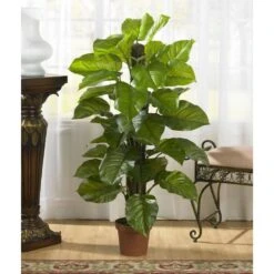 Real Touch 52 In. Artificial H Green Large Leaf Philodendron Silk Plant 9 Real Touch 52 In. Artificial H Green Large Leaf Philodendron Silk Plant -AFLORAL ONLINE STORE nearly natural artificial trees 6583 31 1000