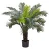 Indoor And Outdoor 3 Ft. Artificial Cycas Tree UV Resistant -AFLORAL ONLINE STORE nearly natural artificial trees 6817 64 1000
