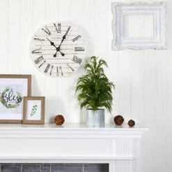 20 In. Cedar Pine Natural Look Artificial Tree In Decorative Planter -AFLORAL ONLINE STORE nearly natural artificial trees t1506 31 1000