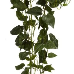 44 In. Artificial H Green Philodendron Hanging Basket Silk Plant -AFLORAL ONLINE STORE nearly natural artificial tropical plants 4762 4f 1000