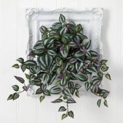 Indoor Artificial 23 In. Spiderwort Hanging Plant (Set Of 4) 7 Indoor Artificial 23 In. Spiderwort Hanging Plant (Set Of 4) -AFLORAL ONLINE STORE nearly natural artificial tropical plants 6081 s4 31 1000