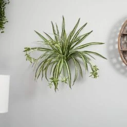 23 In. Artificial Spider Plant Bush (Set Of 4) 9 23 In. Artificial Spider Plant Bush (Set Of 4) -AFLORAL ONLINE STORE nearly natural artificial tropical plants 6118 s4 31 1000