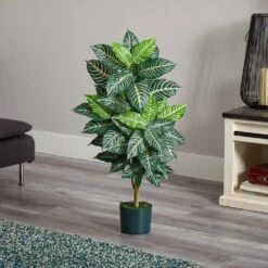 3 Ft. Artificial Zebra Silk Plant -AFLORAL ONLINE STORE nearly natural artificial tropical plants 6542 fa 1000