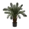 2 In. UV Resistant Indoor/Outdoor Cycas Artificial Tree -AFLORAL ONLINE STORE nearly natural artificial tropical plants 6937 64 1000