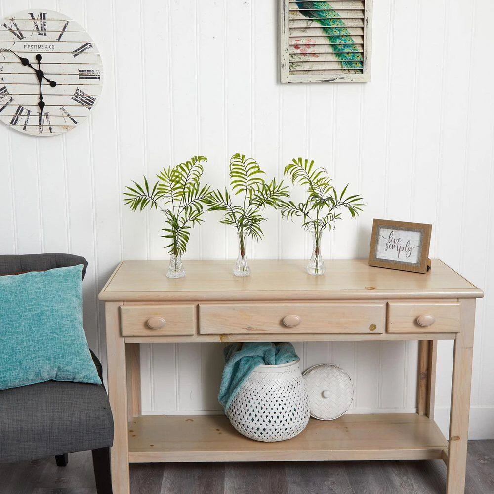 Indoor Mini Palm Artificial Plant In Vase (3-Set) 7 Indoor Mini Palm Artificial Plant In Vase (3-Set) - Image 5