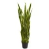 Indoor 5 Ft. Sansevieria Artificial Plant 2 Indoor 5 Ft. Sansevieria Artificial Plant -AFLORAL ONLINE STORE nearly natural artificial tropical plants 8317 64 1000