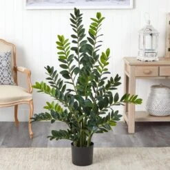 Indoor 4 Ft. Zamioculcas Artificial Plant 7 Indoor 4 Ft. Zamioculcas Artificial Plant -AFLORAL ONLINE STORE nearly natural artificial tropical plants 8325 31 1000