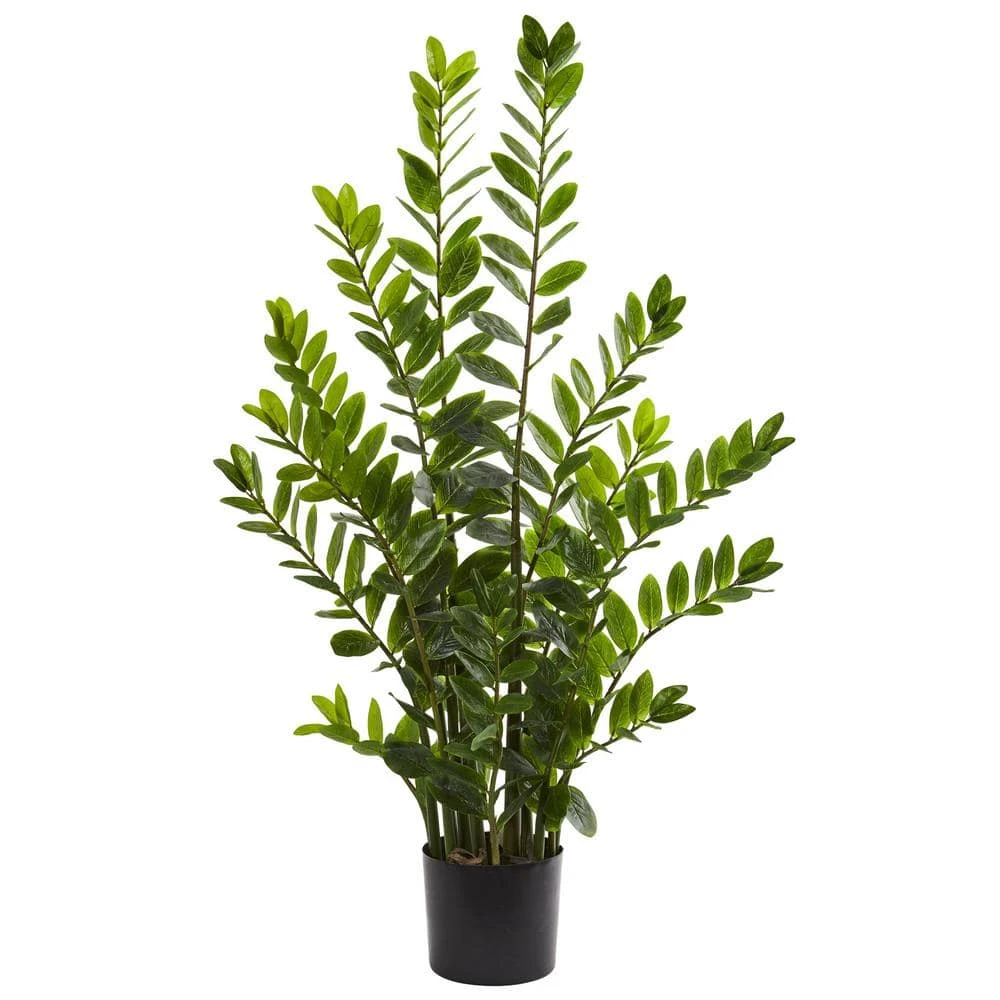Indoor 4 Ft. Zamioculcas Artificial Plant 3 Indoor 4 Ft. Zamioculcas Artificial Plant