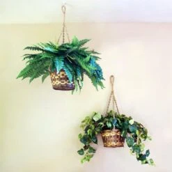 Artificial Pothos Hanging Basket Silk Plant -AFLORAL ONLINE STORE nearly natural artificial vines 6517 c3 1000