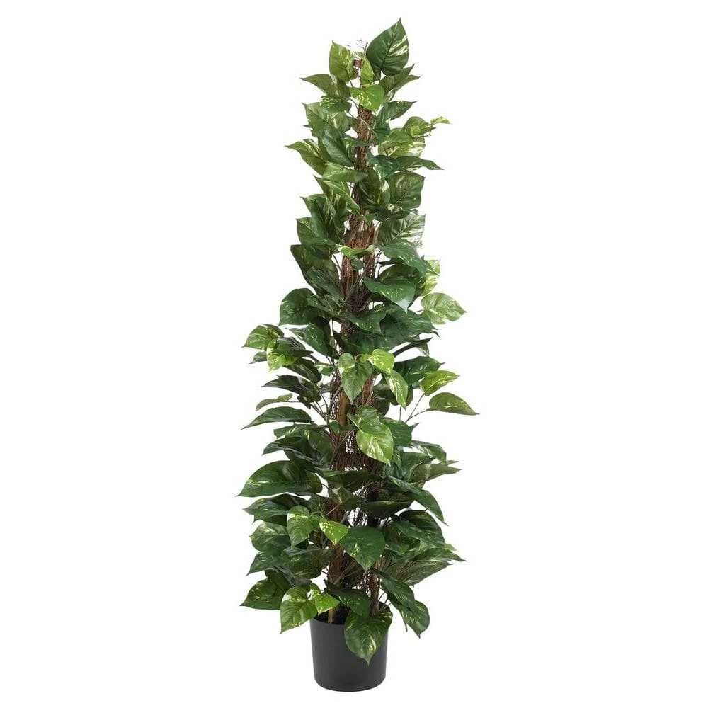 63 In. Artificial Pothos Climbing Silk Plant 3 63 In. Artificial Pothos Climbing Silk Plant