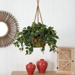 Artificial Philo Hanging Basket -AFLORAL ONLINE STORE nearly natural artificial vines 6736 31 1000