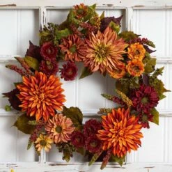 AFLORAL ONLINE STORE -AFLORAL ONLINE STORE nearly natural decorative wreaths 4131 c3 1000