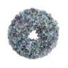 16 In. Blue Hydrangea Artificial Wreath
