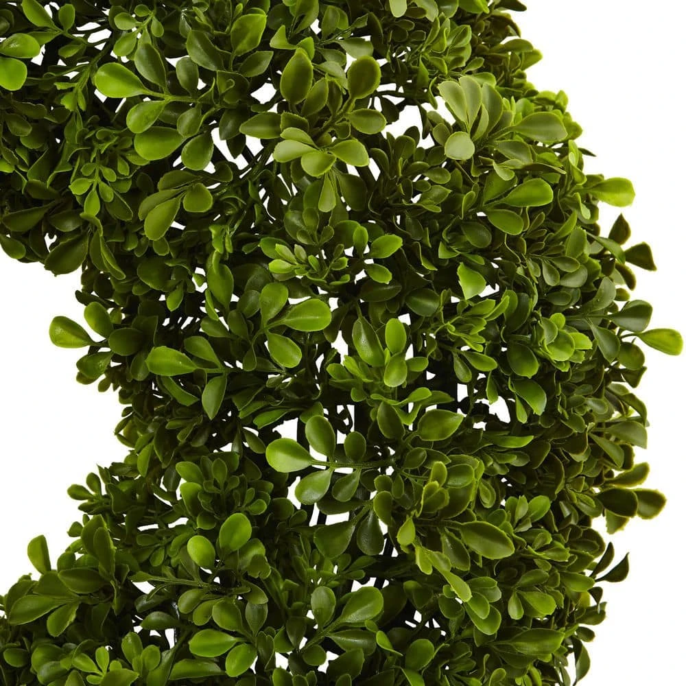 22 In. Artificial Boxwood Wreath 4 22 In. Artificial Boxwood Wreath - Image 2